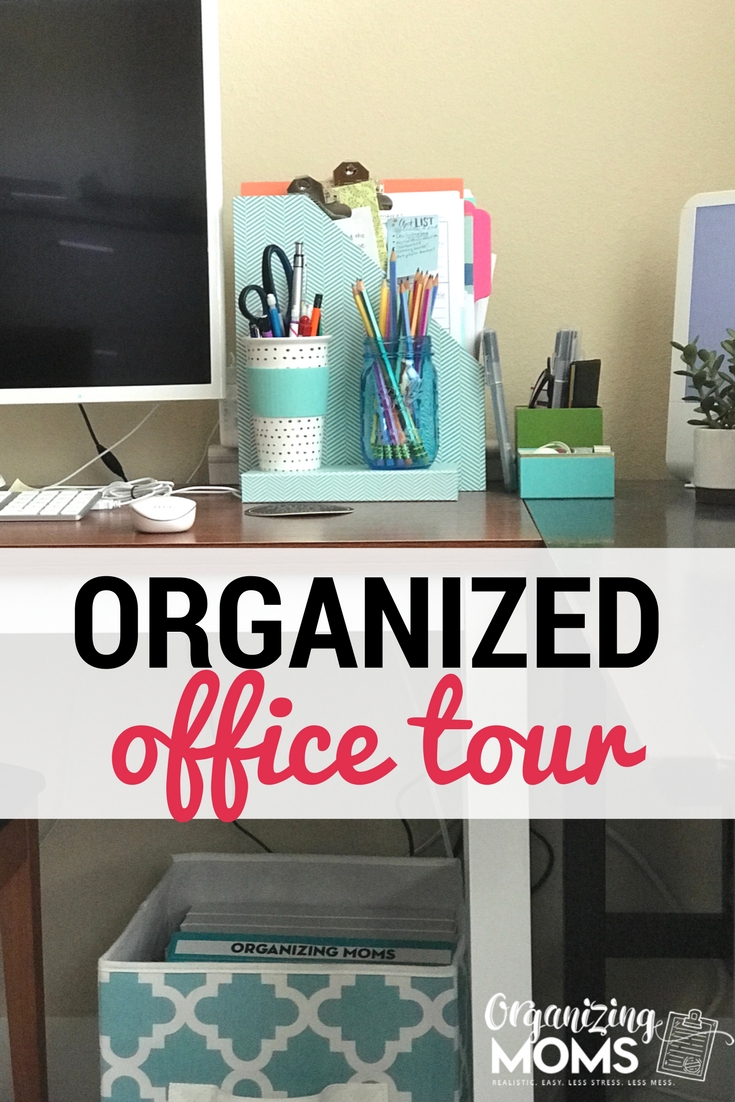 Organized Office Tour - Organizing Moms