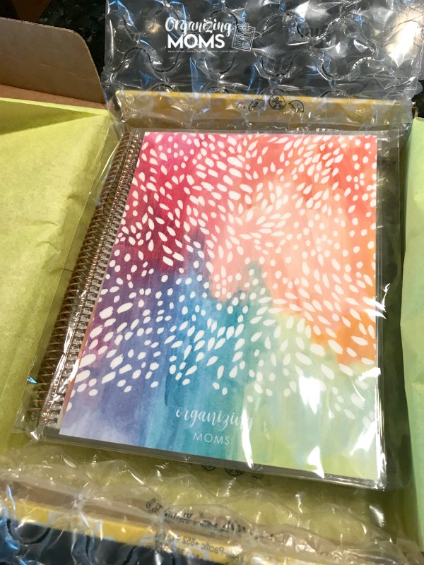 Customized divider sheet in the Erin Condren Deluxe Daily Planner. Could also be used as an alternate cover!