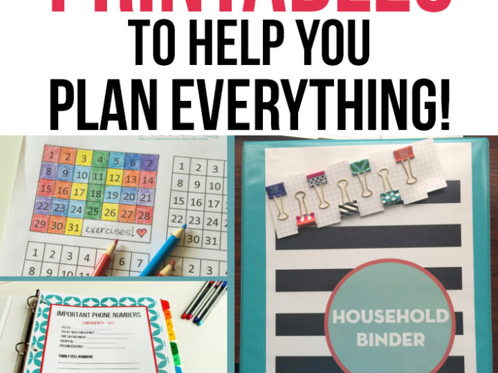 Free Organizing Printables Library - Organizing Moms
