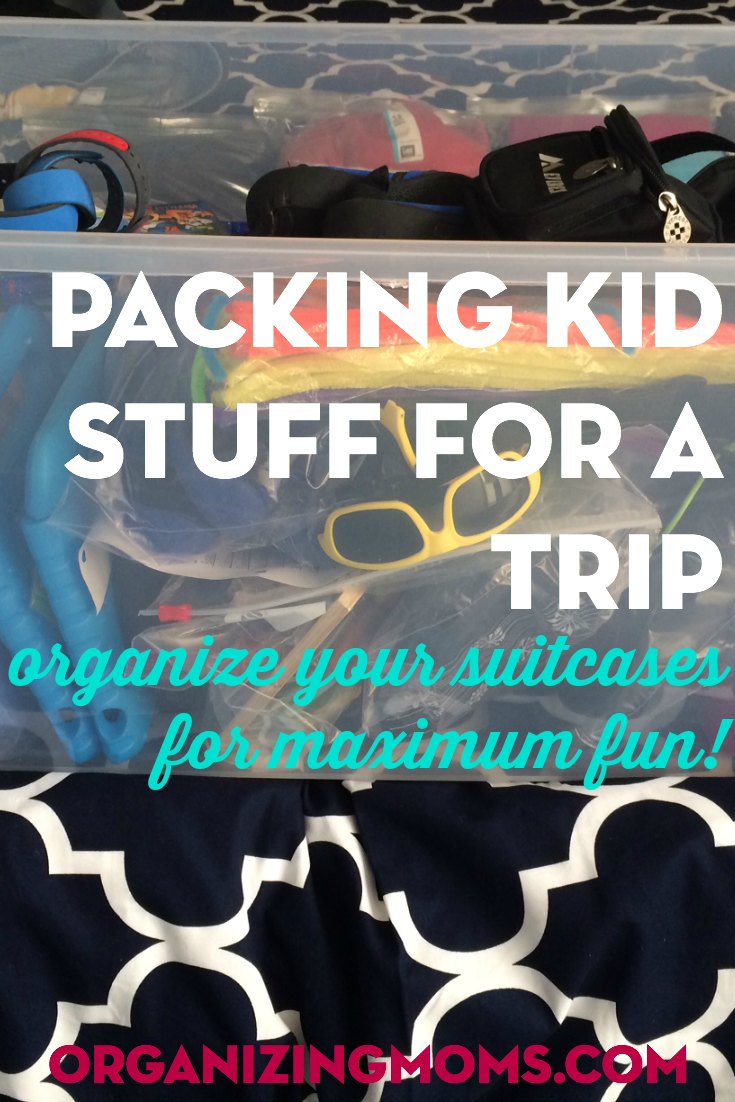 How to Pack Kid Stuff for a Trip. Ways to streamline the process and make your trip a lot more fun!