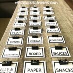 pantry labels on binder clips