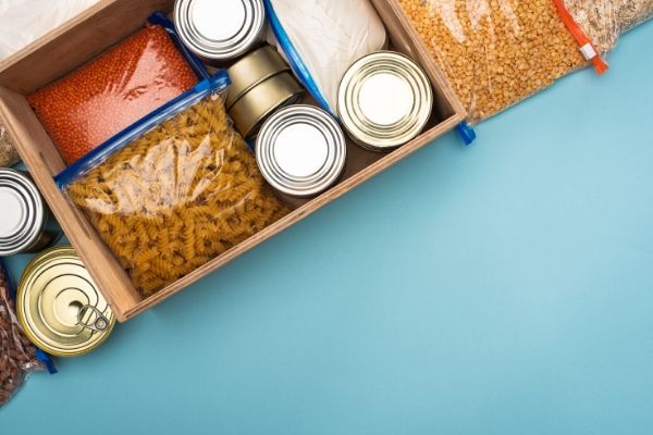 pantry under stairs