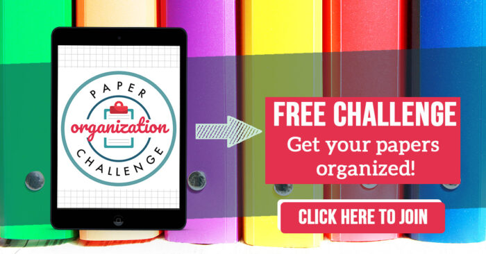 paper organization challenge sign up click here