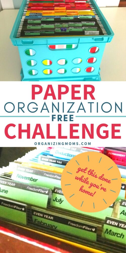 organized files paper organization challenge