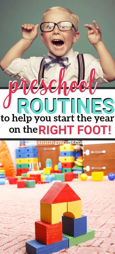 how to create back to school routines for preschoolers