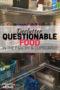 Do you keep passing over the same box of cereal because you're not sure if it's still edible? Concerned about the whole wheat flour that expired in 2008? Get rid of iffy food in your pantry. Do a quick pantry declutter! Part of the Get Rid of It! Decluttering Challenge.