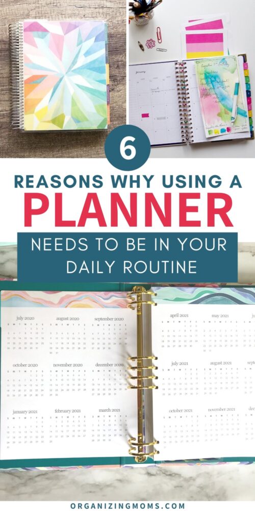 reasons why using a planner needs to be in your daily routine