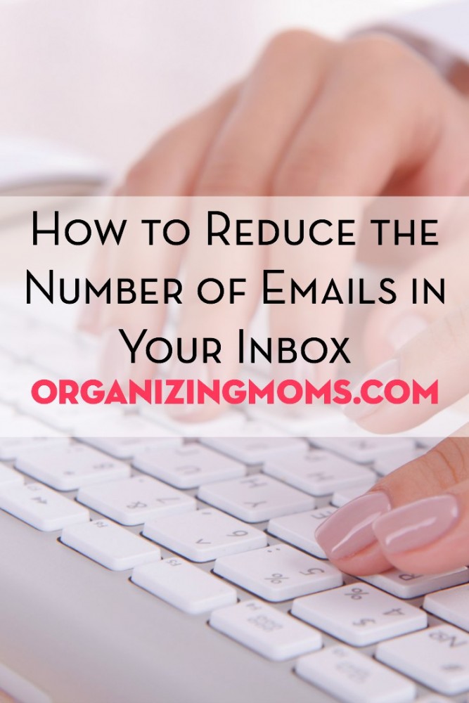 how to lower the number of emails in your inbox