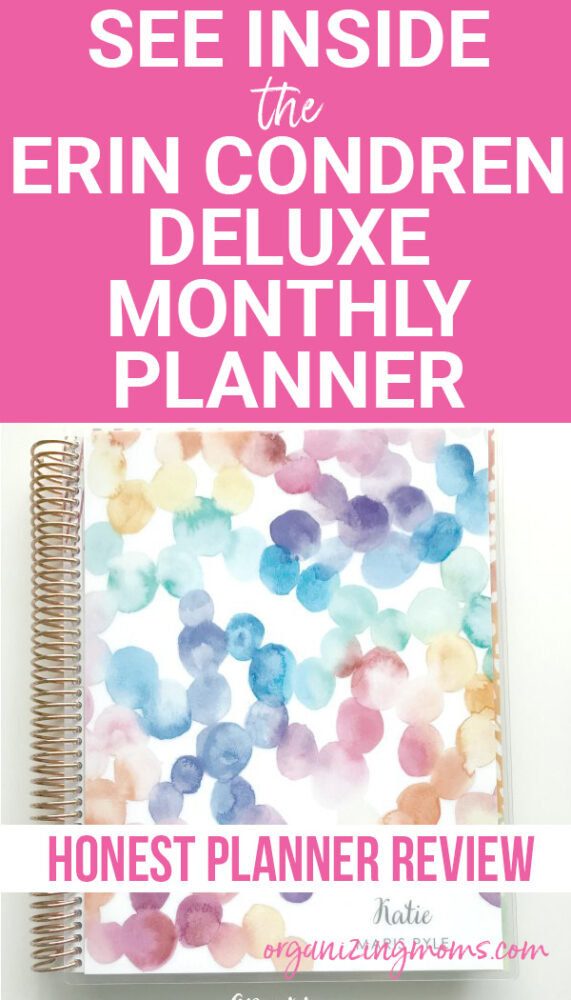 see inside erin condren deluxe monthly planner