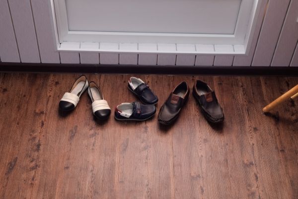 shoes by door