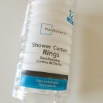 Shower Curtain Rings - A versatile, inexpensive organizing tool.