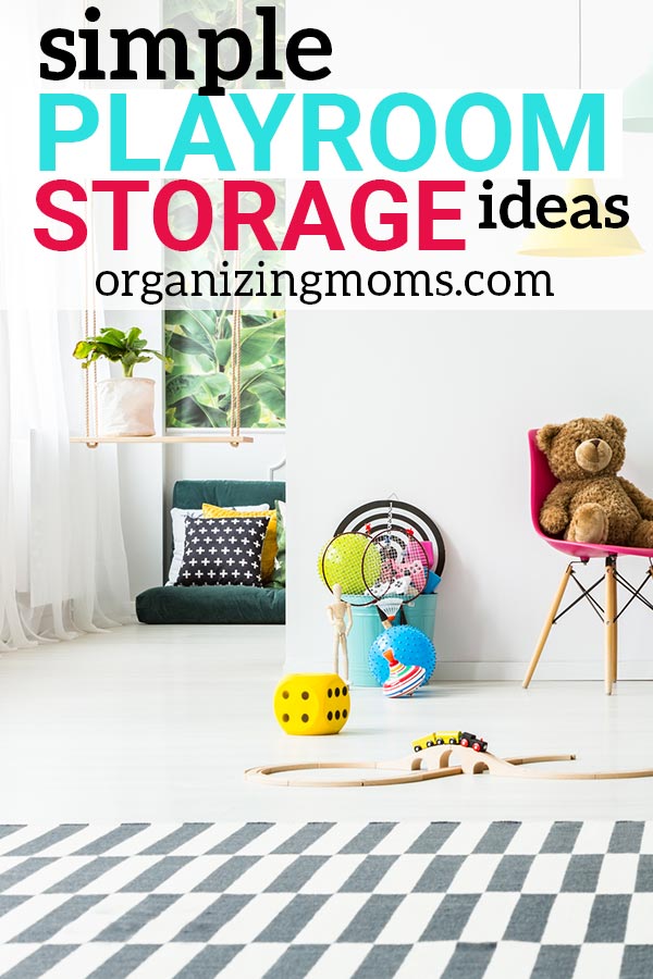 Incredible playroom storage ideas that are realistic, easy, and so SMART! I'm definitely going to use some of these simple playroom organization ideas!