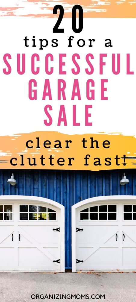 Sell your stuff and make some cash: How to organize a garage or