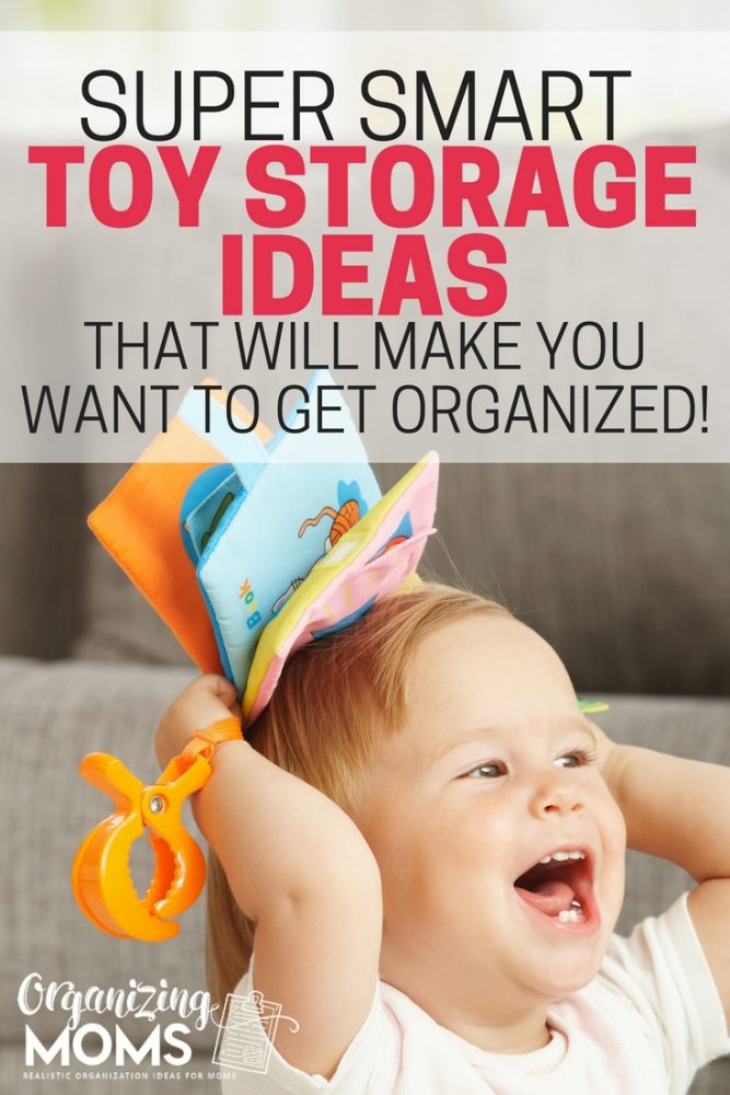 Toy storage ideas that will help you get organized. Find a home for toys so you never have to wonder where to store things again. Huge list of ideas!