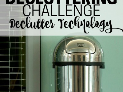 Declutter old electronics and technology. Part of the Get Rid of It! Decluttering Challenge. You might be able to cash in on your old technology.