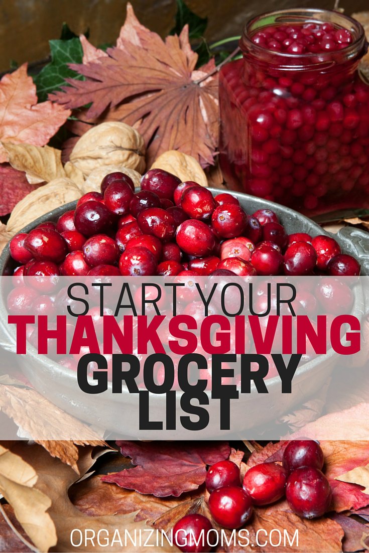 Get ready for Thanksgiving by starting your thanksgiving grocery list now! Snag the good deals, and save yourself time.