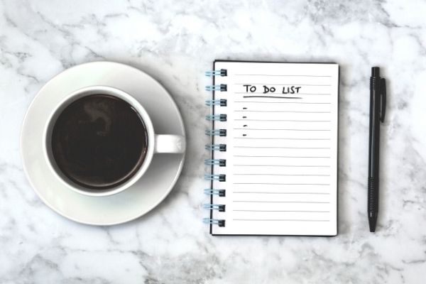to do list for the day