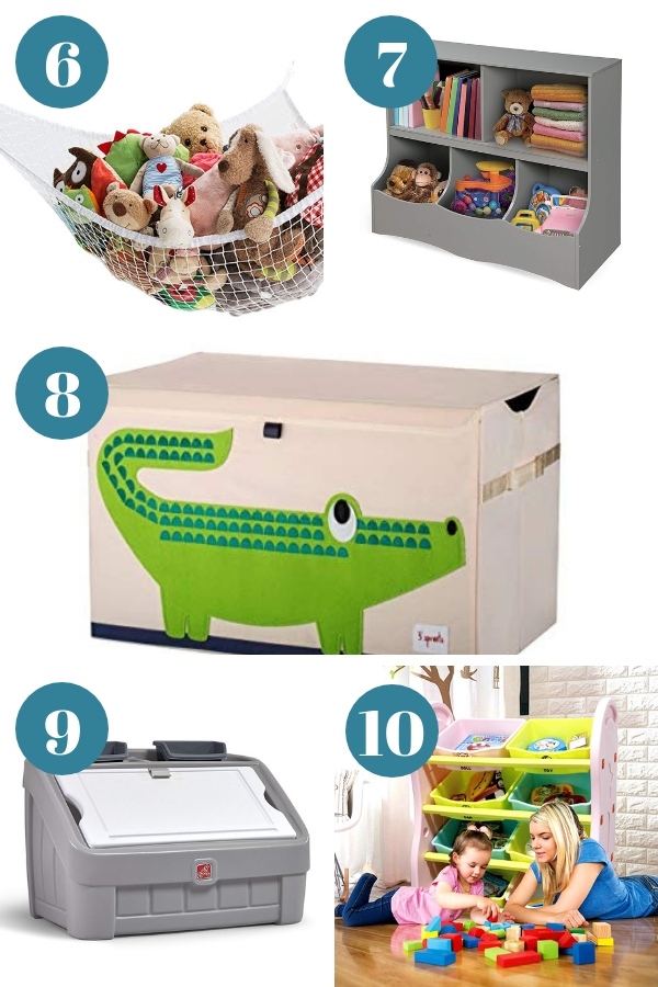 Playroom toy storage ideas and solutions you can get from Amazon.