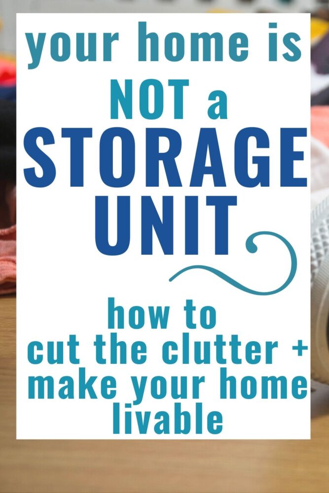 how to cut clutter